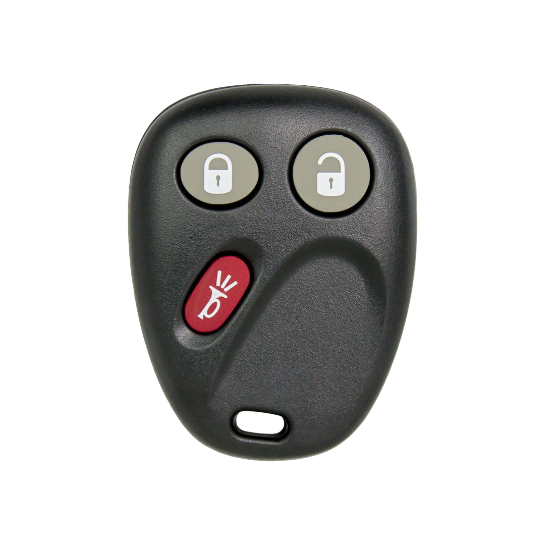 Brand New Aftermarket 3-Button Remote Fob with Lock, Unlock, Panic for Select GMC Vehicles (GMCFOB-3B-578-K)