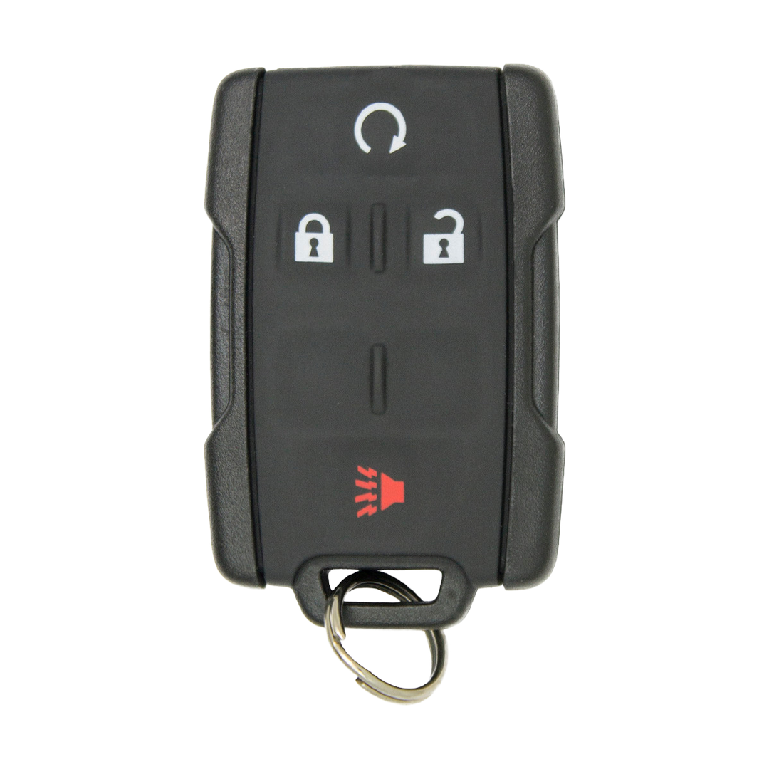 Brand New Aftermarket 4-Button Remote Fob with Lock, Unlock, Remote Start, Panic for Select GMC Vehicles (GMCFOB-4B-842-K)