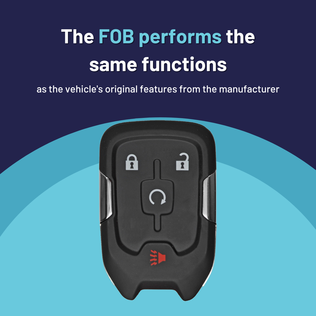 Ultimate Smart Key Bundle with Programming Tool, Aftermarket 4-Button Smart Key Fob and Key By Photo for Select GMC Vehicles (GMCSK-4B-860-K-UKB)