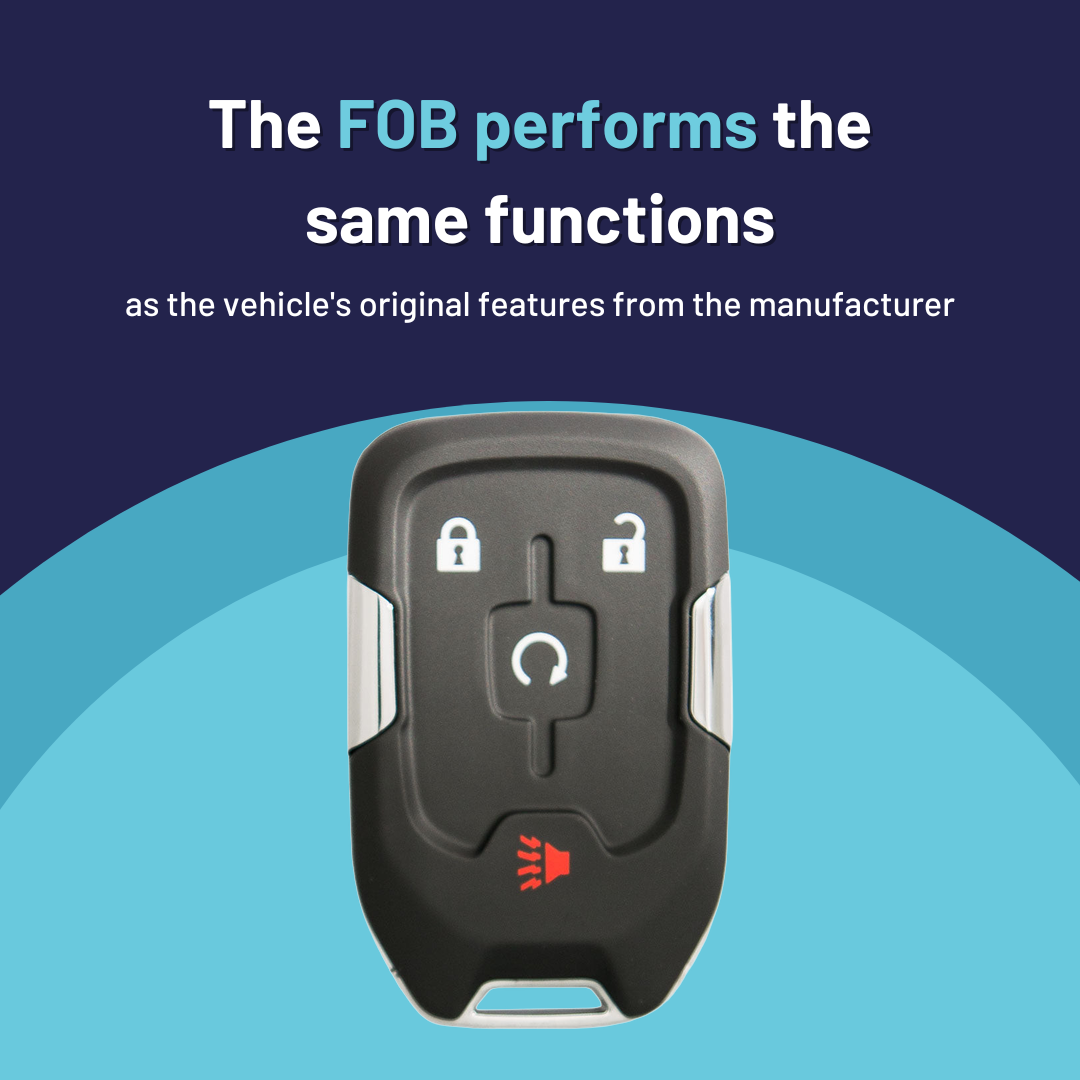 Ultimate Smart Key Bundle with Programming Tool, Aftermarket 4-Button Smart Key Fob and Key By Photo for Select GMC Vehicles (GMCSK-4B-890-K-UKB)