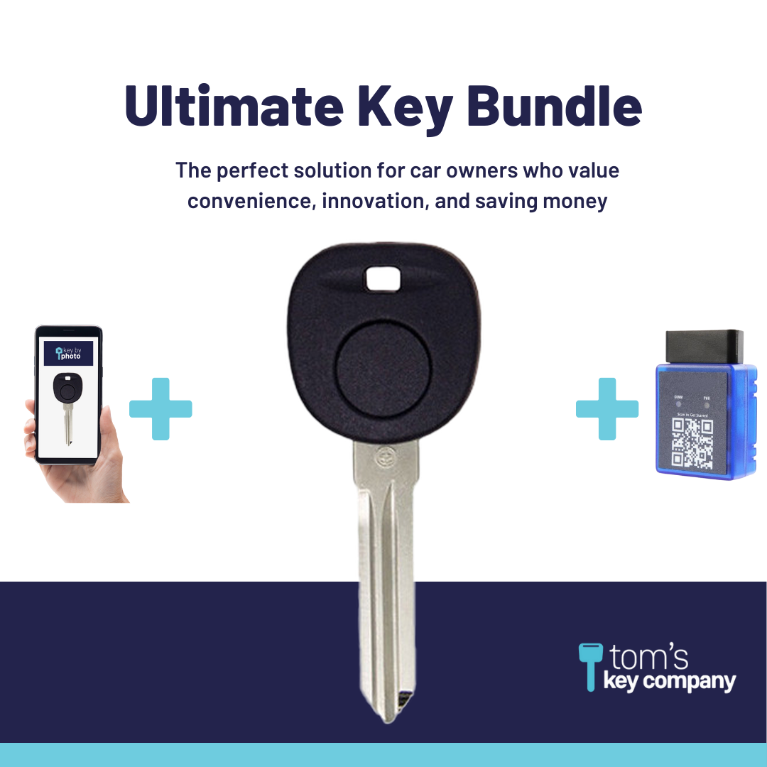 Ultimate Key Bundle with Programming Tool, Aftermarket Transponder Key and Key By Photo for Select Hummer Vehicles (GMKEY-B111-UKB)