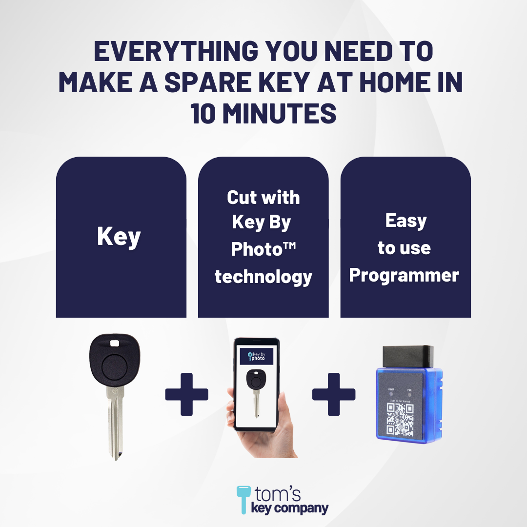 Ultimate Key Bundle with Programming Tool, Aftermarket Transponder Key and Key By Photo for Select Hummer Vehicles (GMKEY-B111-UKB)