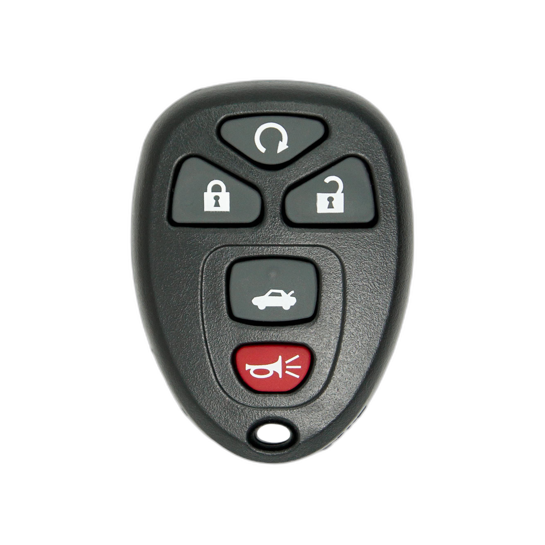 Brand New Aftermarket 5-Button Remote Fob with Lock, Unlock, Remote Start, Trunk, Panic for Select Saturn Vehicles (GMRM-5TRZ0RE-RMT)