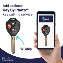 Load image into Gallery viewer, Toyota Venza &amp; Matrix Key and Remote (&quot;G&quot; Chip Key with 3 Button Remote) GQ429T-3B-G