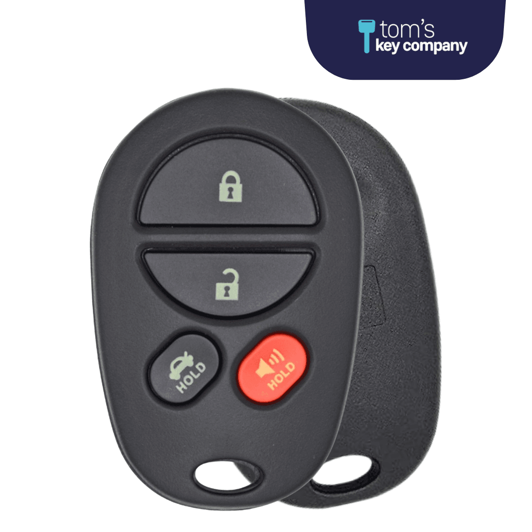 4 Button Keyless Entry Remote Car Key FOB for Toyota Avalon and Solara (GQ43VT20T-4B-TRUNK)