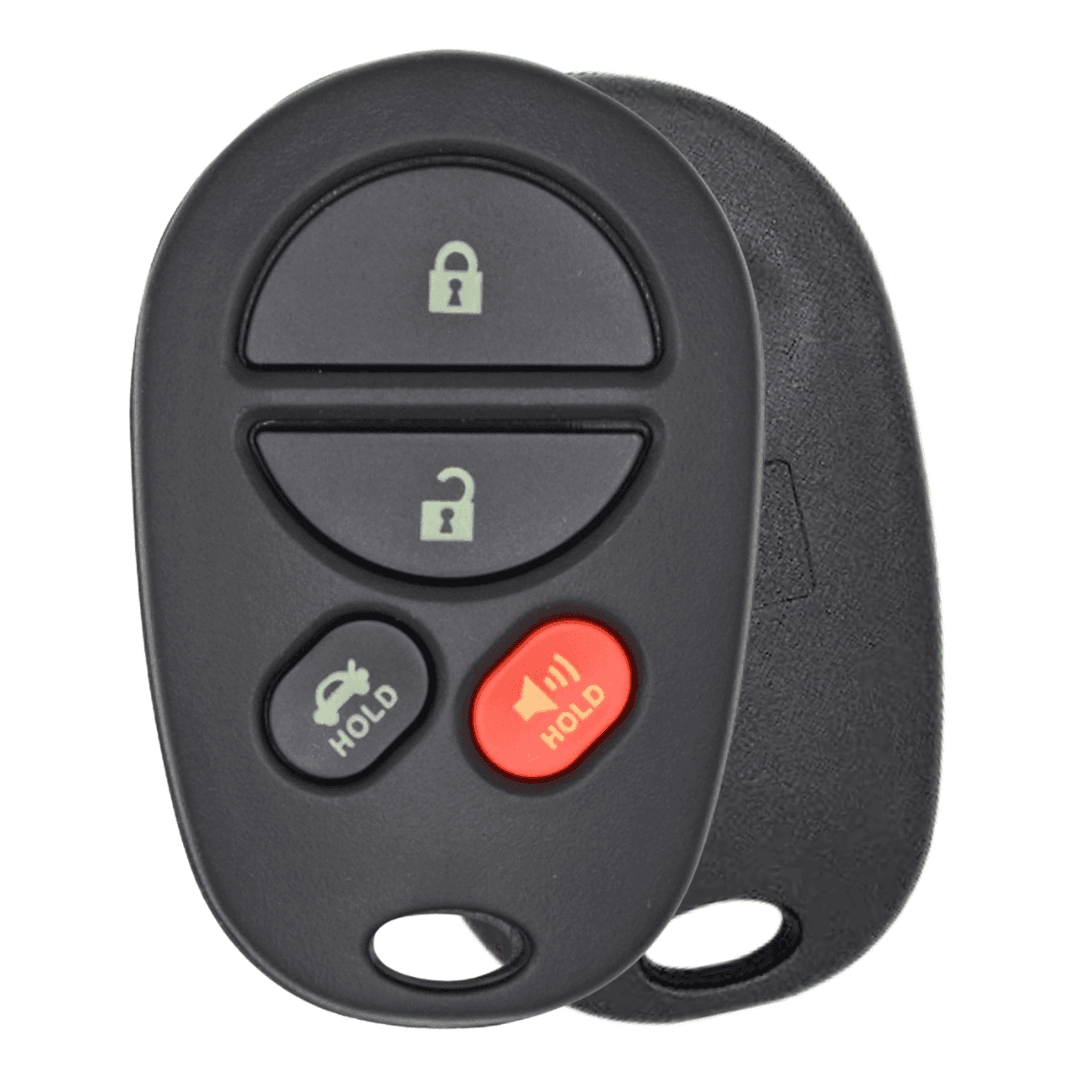 4 Button Keyless Entry Remote Car Key FOB for Toyota Avalon and Solara (GQ43VT20T-4B-TRUNK)