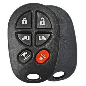 6 Button Keyless Entry Remote Car Key FOB for Toyota Sienna Vans (GQ43VT20T-6B)