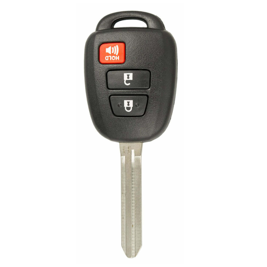 Toyota Tacoma Key and Remote ("H" Chip Key with 3 Button Remote)/GQ452T-3B-H