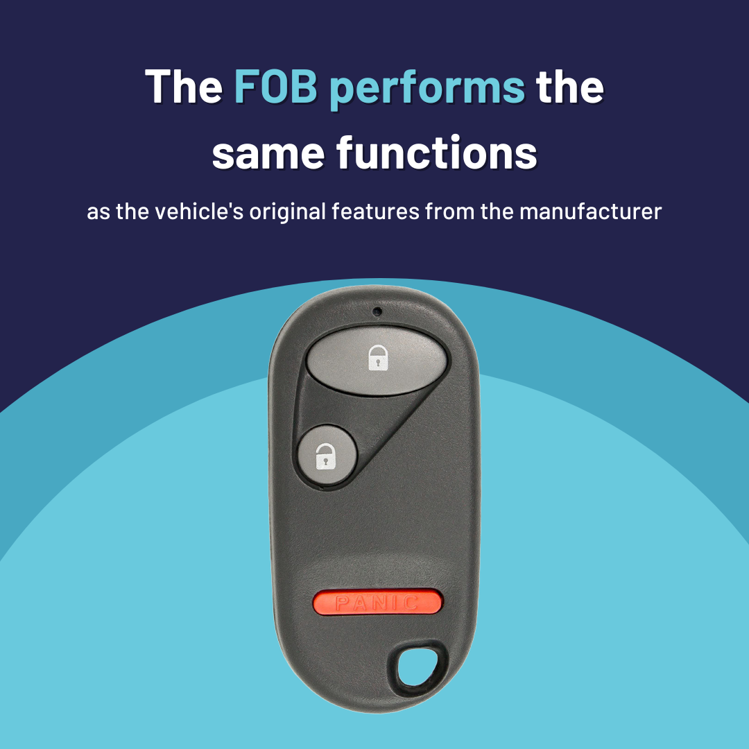 Ultimate Remote FOB Bundle with Programming Tool and Aftermarket 3 Button Remote FOB for Select Honda Vehicles (HONFOB-3B-428-K-UKB)