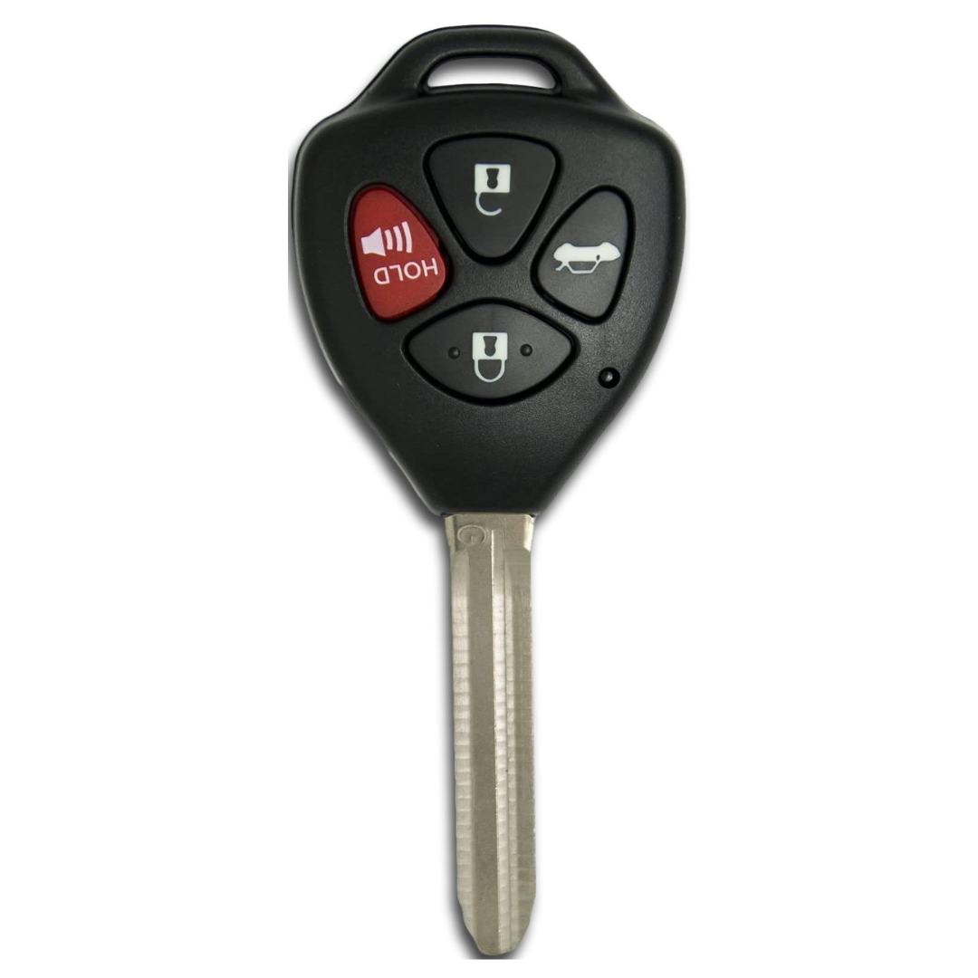 Toyota Camry Key and Remote ("G" Chip Key with 4 Button Keyless Entry Remote FOB) HYQ12BBY-4B-G