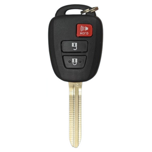 Toyota Prius C and Tacoma Key and Remote ("H" Chip key with 3 Button Keyless Entry Remote FOB) HYQ12BEL-3B-H (HYQ12BDM)