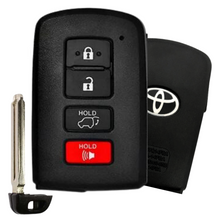 Load image into Gallery viewer, Toyota LOGO Highlander Smart Proximity Key, Push Button Start Keyless Remote FOB with Emergency Key (HYQ14FBA-4B-AG2110-FOB-LOGO)