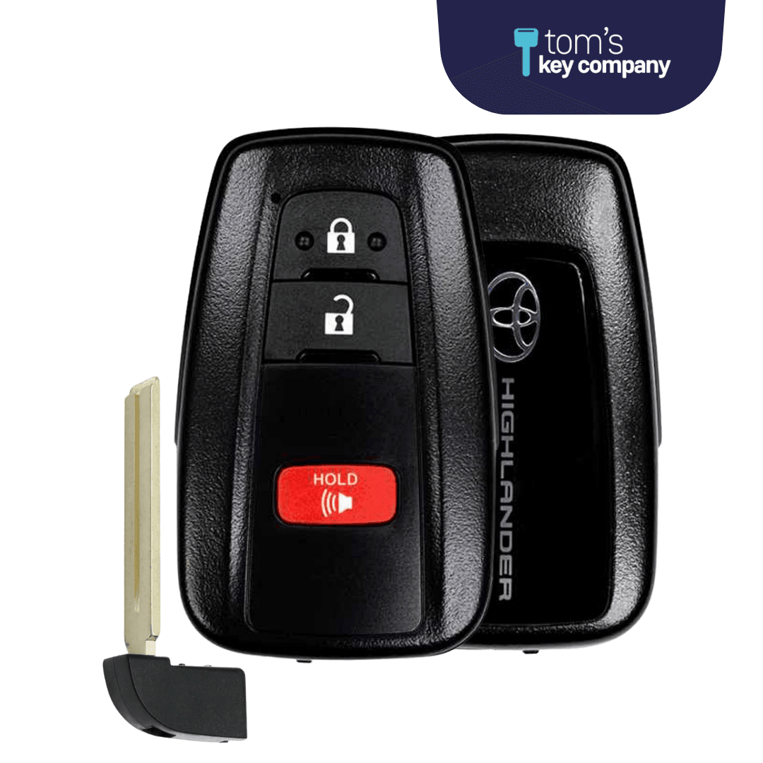 Brand New OEM Smart Key FOB with 3 Button Toyota Highlander - (HYQ14FBC-3B-HIGHLANDER)