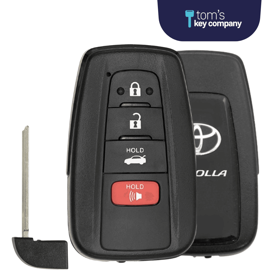 Brand New OEM Smart Key FOB 4 Button with Trunk Release for Toyota Corolla - (HYQ14FBN-4B-TRUNK-COROLLA)