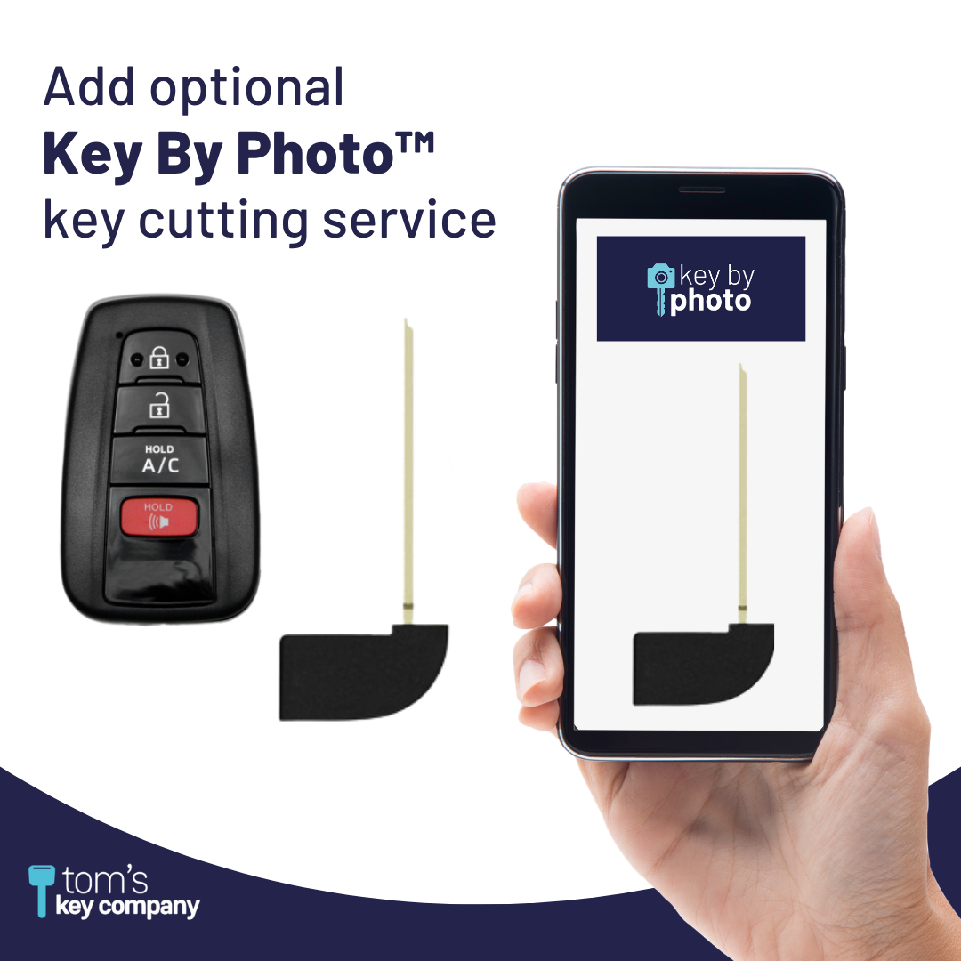 Brand New Aftermarket 4 Button Smart Key w/ A/C Feature for Toyota Prius Prime