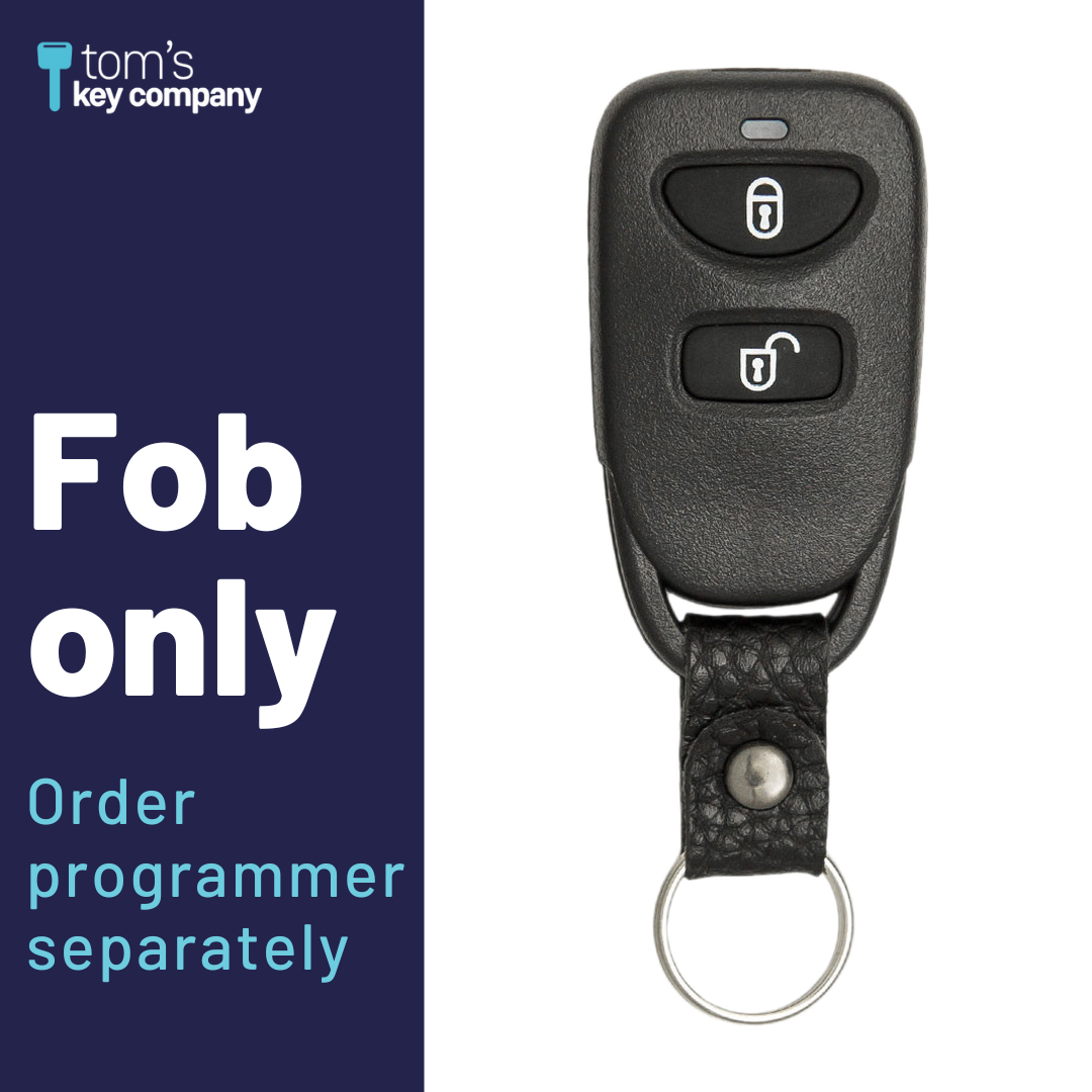 Brand New Aftermarket 3-Button Remote Fob with Lock, Unlock, Panic for Select Hyundai Vehicles (HYUFOB-3B-246-K)