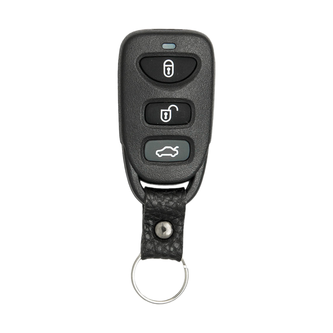 Brand New Aftermarket 4-Button Remote Fob with Lock, Unlock, Trunk Hold, Panic for Select Hyundai and Kia Vehicles (HYUFOB-4B-TR-200-K)