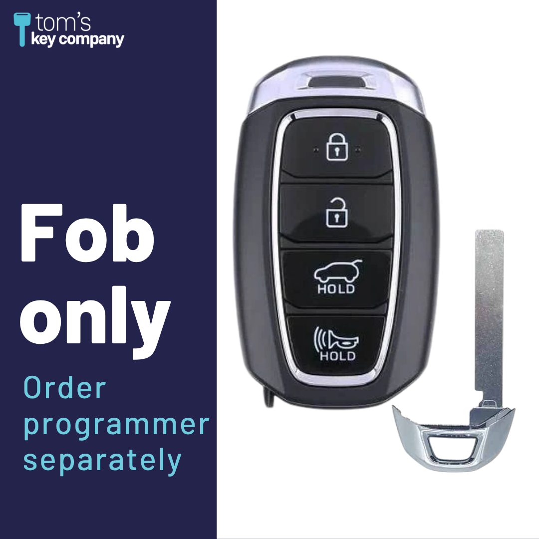 Brand New Aftermarket 4 Button Smart Key w/ Hatch Release Feature for Hyundai Kona 2018-2020