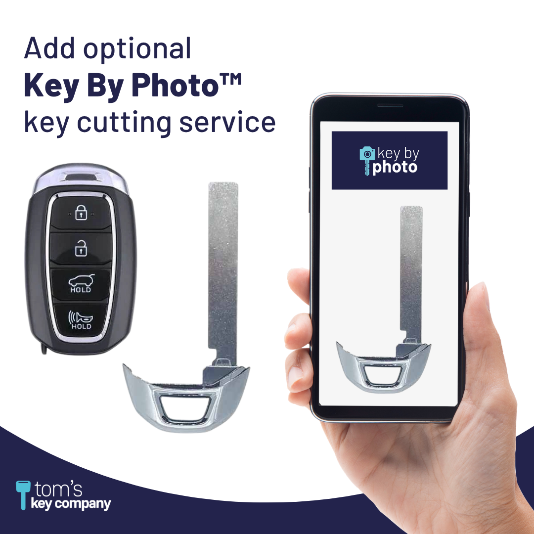 Brand New Aftermarket 4 Button Smart Key w/ Hatch Release Feature for Hyundai Kona 2018-2020