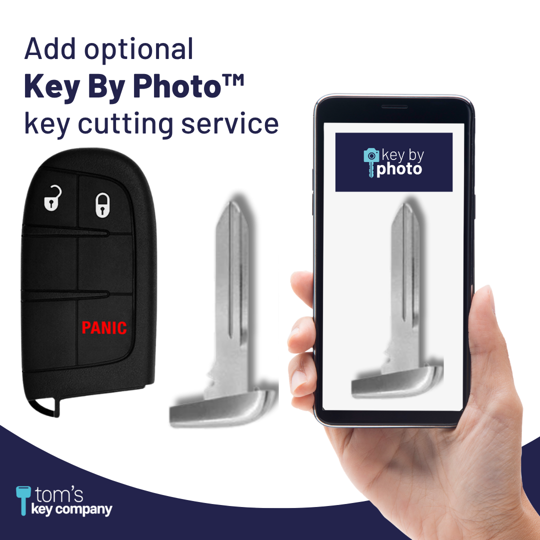 Brand New Aftermarket Smart Key 3-Button for Select Jeep Vehicles (JEEPSK-3B-COMPASS-TMB)