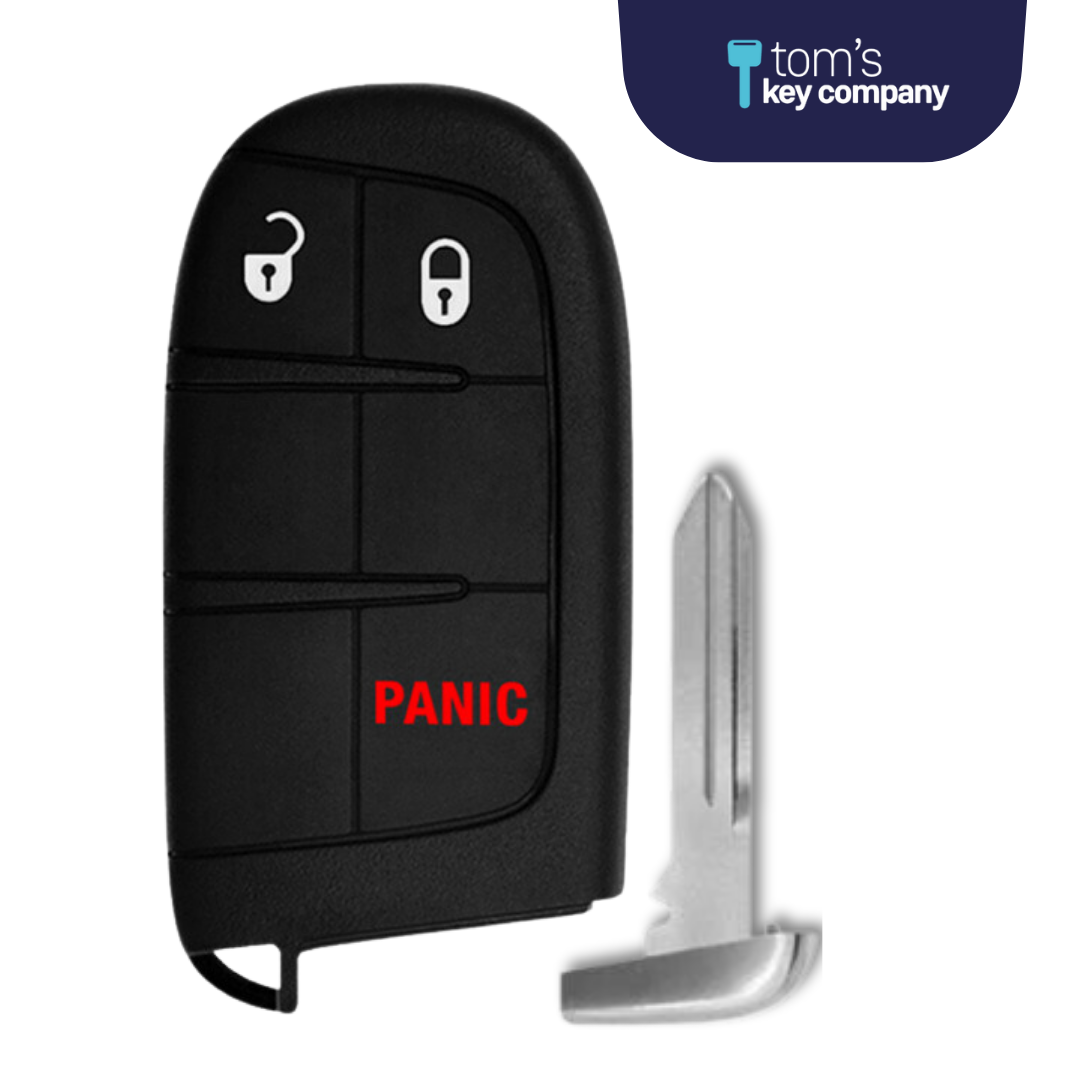 Brand New Aftermarket Smart Key 3-Button for Select Jeep Vehicles (JEEPSK-3B-COMPASS-TMB)
