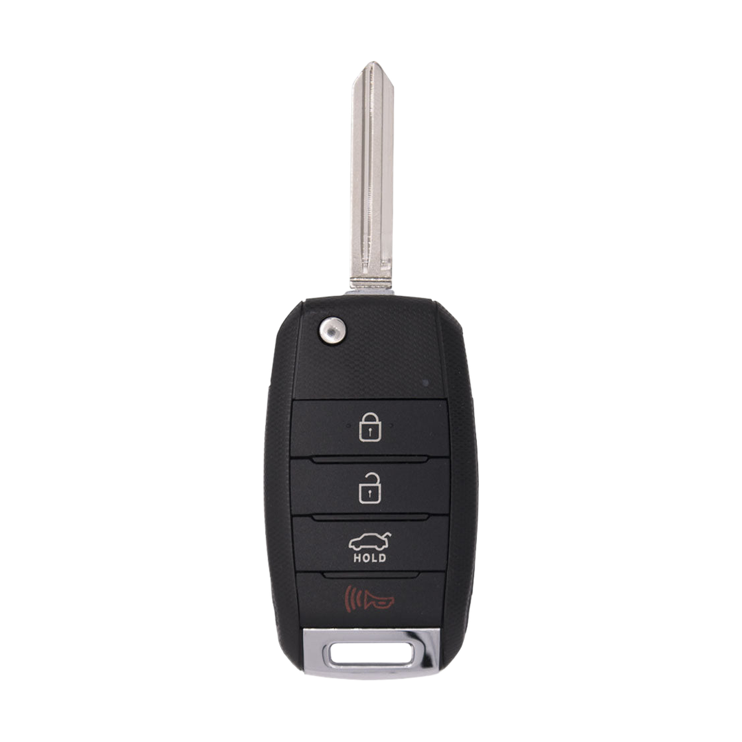 Brand New Aftermarket 4-Button Remote Key with Lock, Unlock, Trunk, Panic for Select Kia Vehicles (KIACK-4B-167-K)