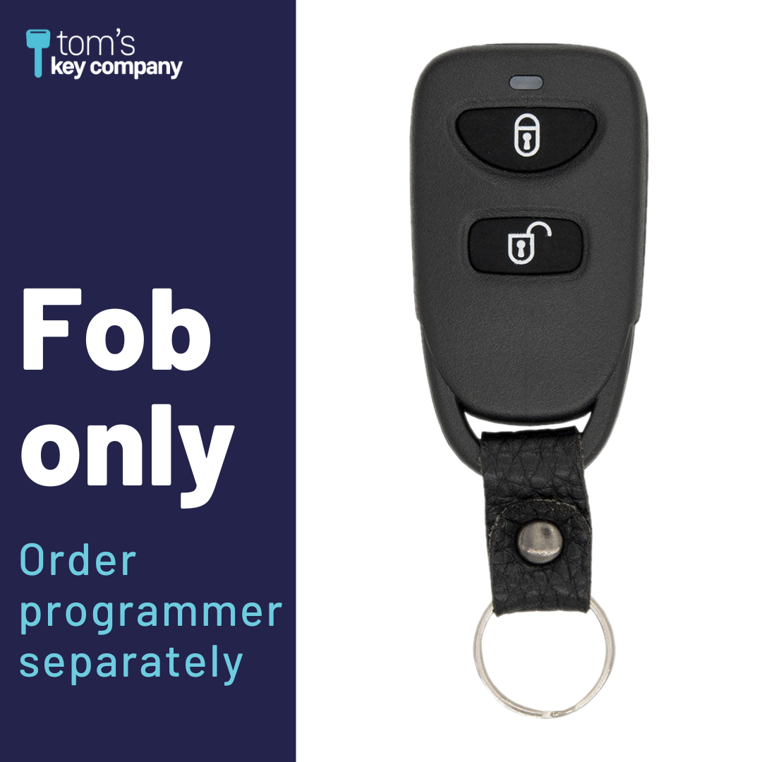 Brand New Aftermarket 3-Button Remote Fob with Lock, Unlock, Panic for Select Kia Vehicles (KIAFOB-3B-127-K)