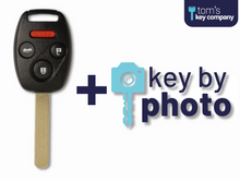 Load image into Gallery viewer, Honda 4 Button (KR55WK49308-4B) with Included Key By Photo