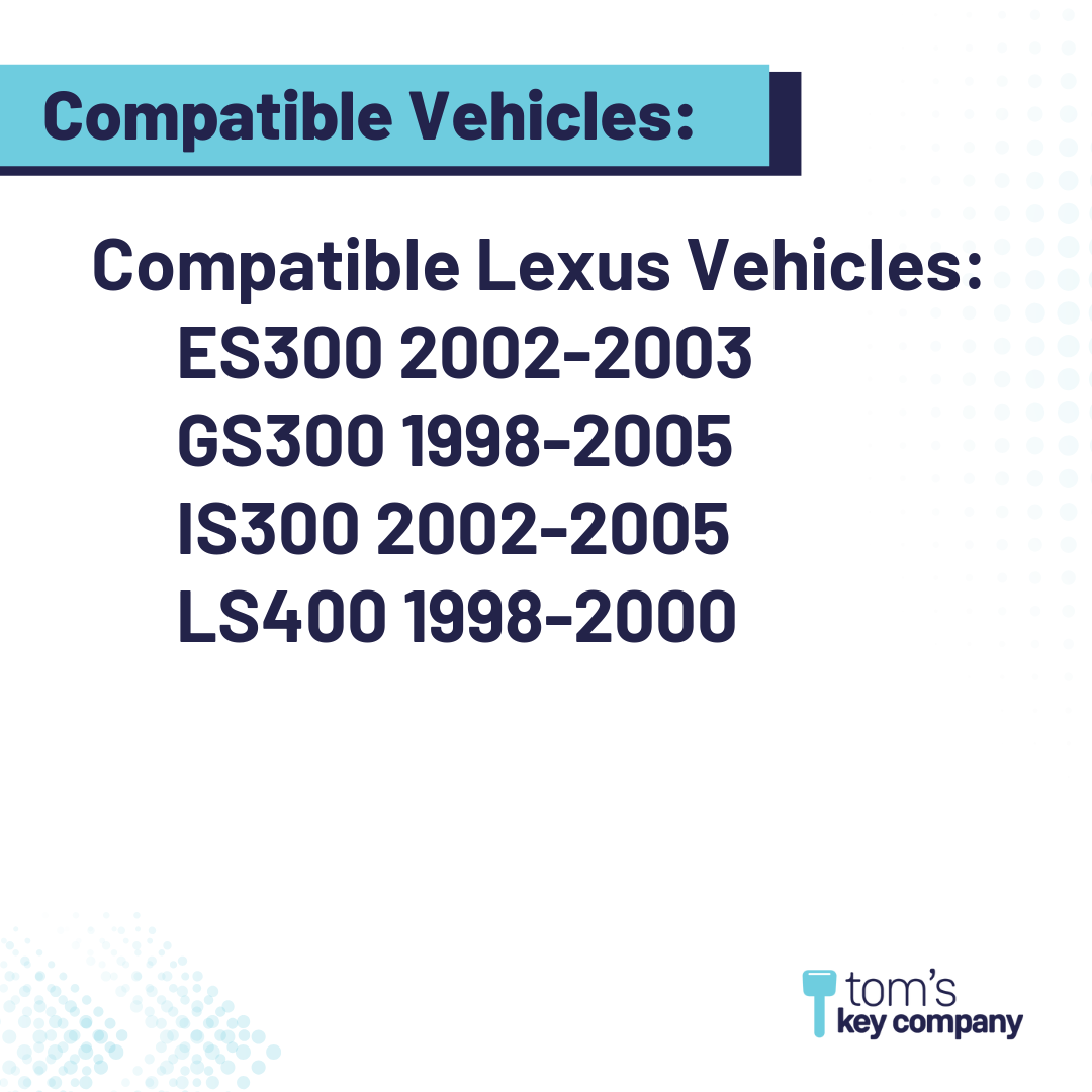 Ultimate Remote Key Bundle with Programming Tool, Aftermarket 3-Button Remote Key and Key By Photo for Select Lexus Vehicles (LEXCK-3B-02-K-UKB)