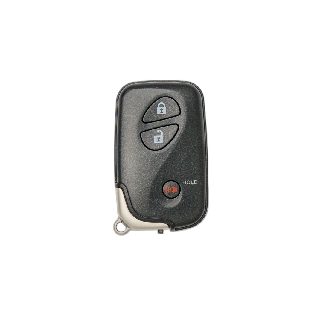 Brand New Aftermarket 3-Button Smart Key Fob with Lock, Unlock, Panic for Select Lexus Vehicles (LEXSK-3B-31-K)