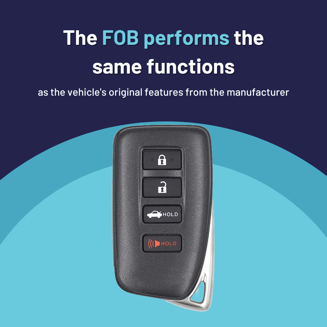 Ultimate Smart Key Bundle with Programming Tool, Aftermarket 4-Button Smart Key Fob and Key By Photo for Select Lexus Vehicles (LEXSK-4B-47-K-UKB)