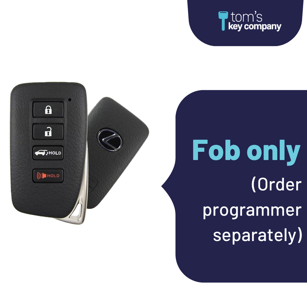 Like New Refurbished 4-Button Smart Key Fob with Lock, Unlock