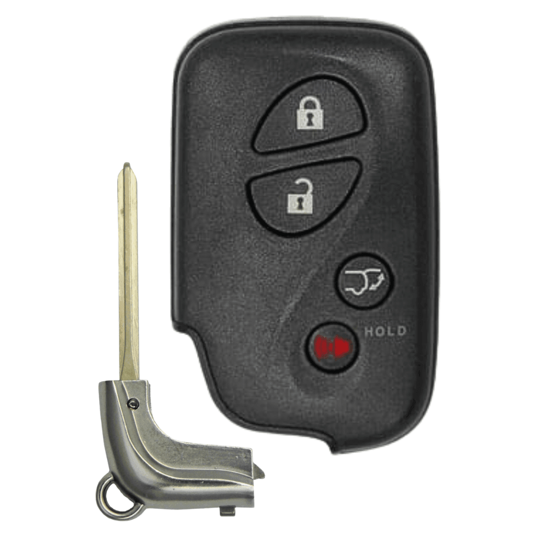 Brand New Aftermarket 4 Button Smart Key with Hatch Release for Select Lexus Vehicles (LEXUS-HYQ14ACX-4B-HATCH)