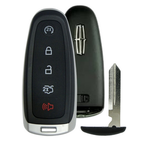 Lincoln 5-Button OEM Smart Key with Remote Start and Trunk Release (LINCPSK-5B-TRS-OEM-PDL)