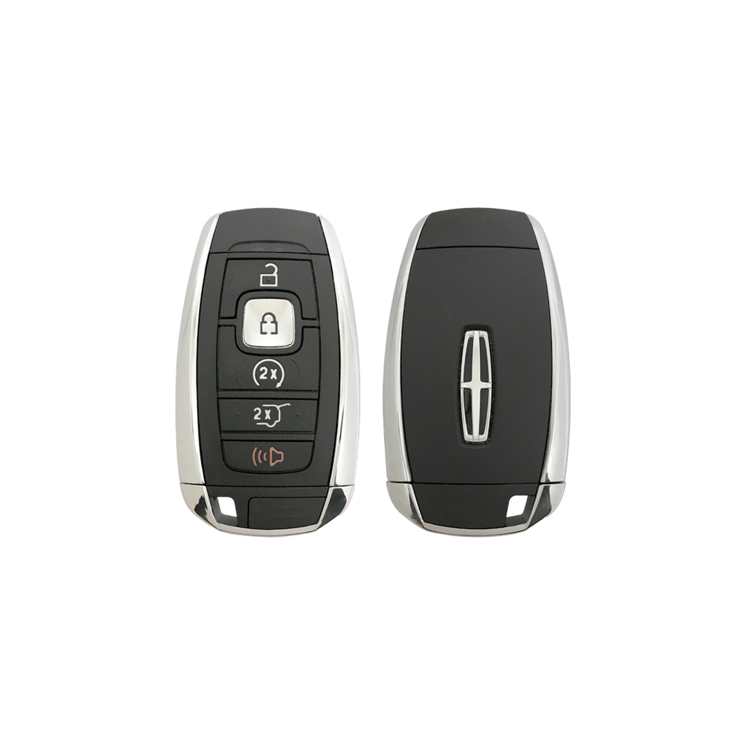 Like New Refurbished 5-Button Smart Key Fob with Lock, Unlock, Hatch, Remote Start, Panic for Select Lincoln Vehicles (LINSK-5B-HRRS-R8226-REF-K)