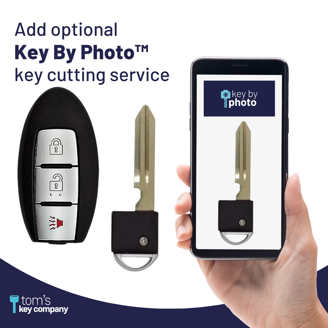 Brand New Aftermarket 3-button Smart Key Remote Fob for Select Nissan Vehicles (NISSK-3B-4014)