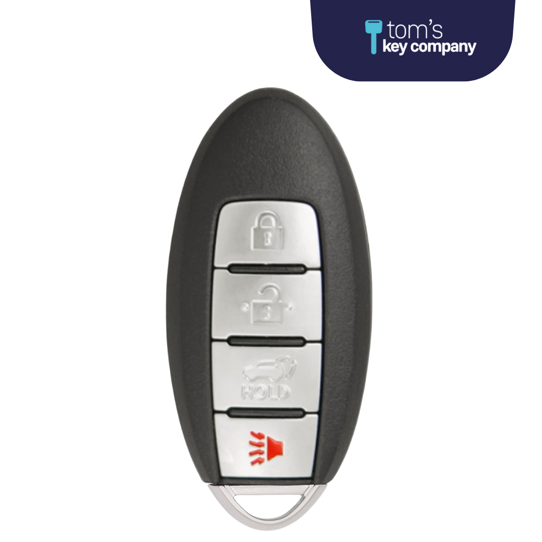 Brand New Aftermarket 4 Button Smart Key with Hatch Release for Select Nissan & INFINITI Vehicles (NISSK-4B-HR-624)