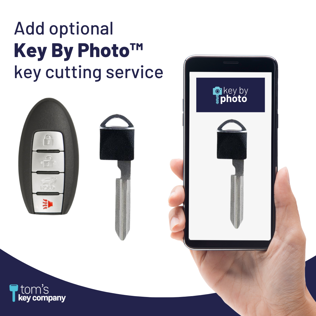 Brand New Aftermarket 4 Button Smart Key with Hatch Release for Select Nissan & INFINITI Vehicles (NISSK-4B-HR-624)