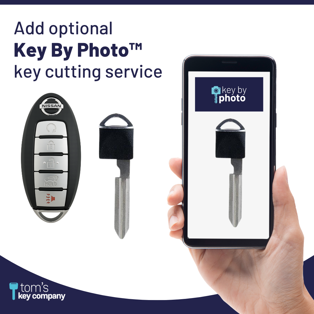 Like New Refurbished OEM 5 Button Smart Key with Hatch Release & Remote Start for Select Nissan Rogue Vehicles