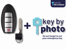 Load image into Gallery viewer, Nissan &amp; INFINITI 4 Button (NISSK4SK-4B-FOB) with Included Key By Photo