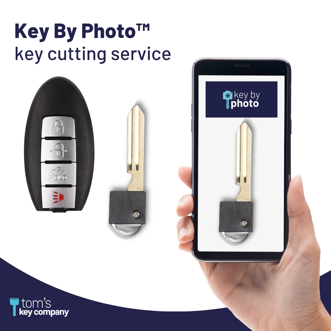 Ultimate Key Bundle DIY Car Key Replacement Kit with SimpleKey™ Programmer & Key By Photo™ Service | Select Nissan and INFINITI Vehicle with 4 Button Smart Key with Trunk Release Feature (NISSK4SK-KBP-UKB)