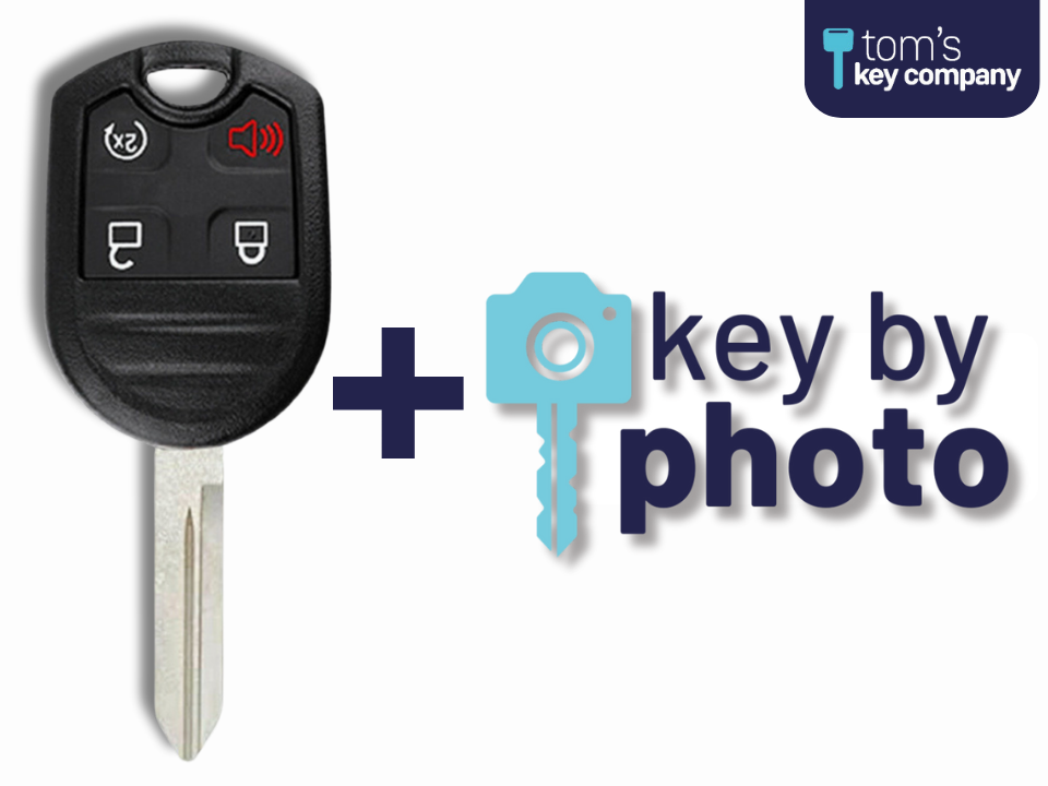 Ford 4 Button (OUC6000022-4B-RS) with Included Key By Photo