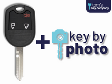 Load image into Gallery viewer, Ford 3 Button (OUCD6000022-3B) with Included Key By Photo