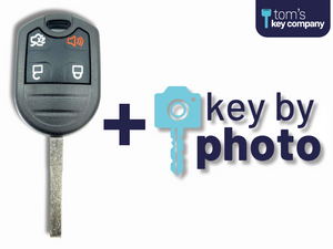 Ford 4 Buttons (OUCD6000022-4B-High-Security) with Included Key By Photo