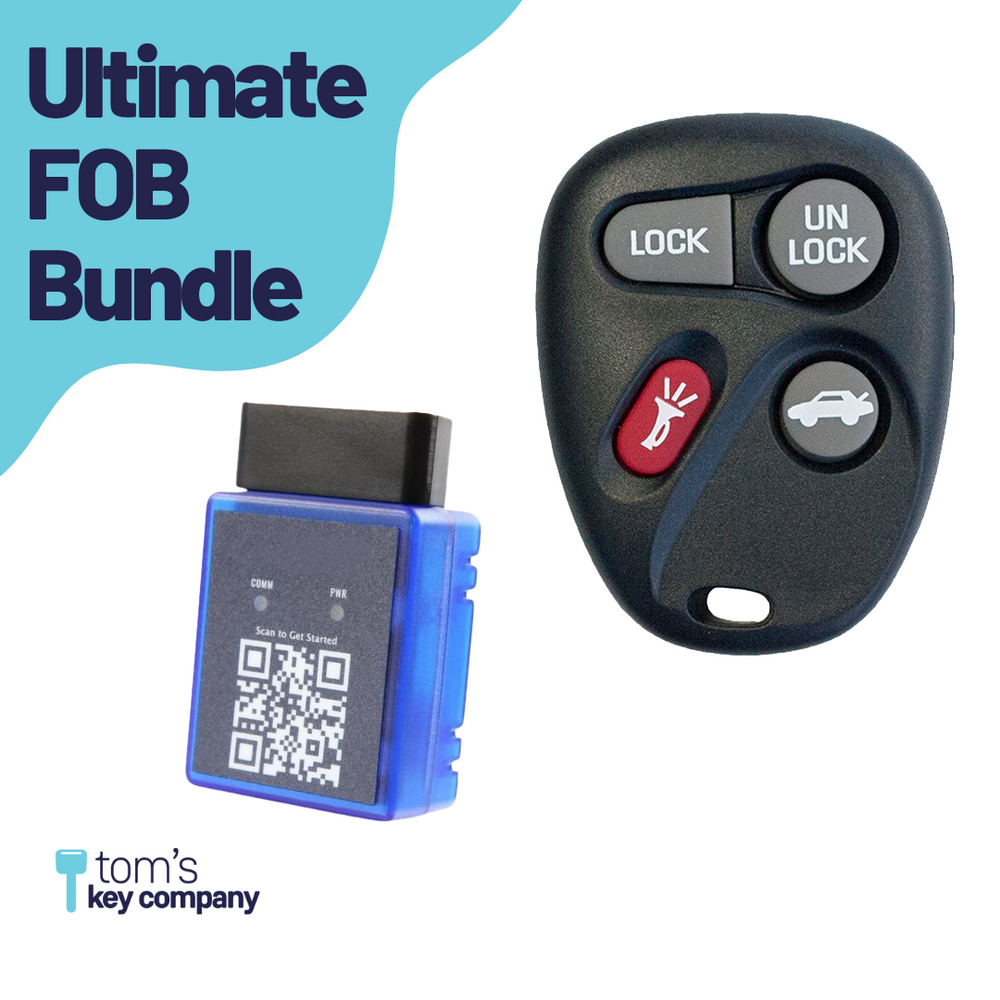 Ultimate Remote FOB Bundle with Programming Tool and Aftermarket 4 But ...