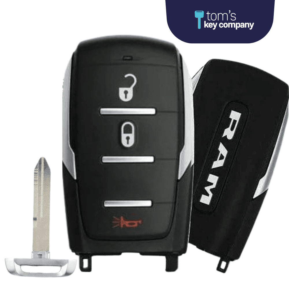 Rambox Keys Brand New OEM 3 Button Smart Key for Select RAM Vehicles (RAMSK-3B-OHT ...