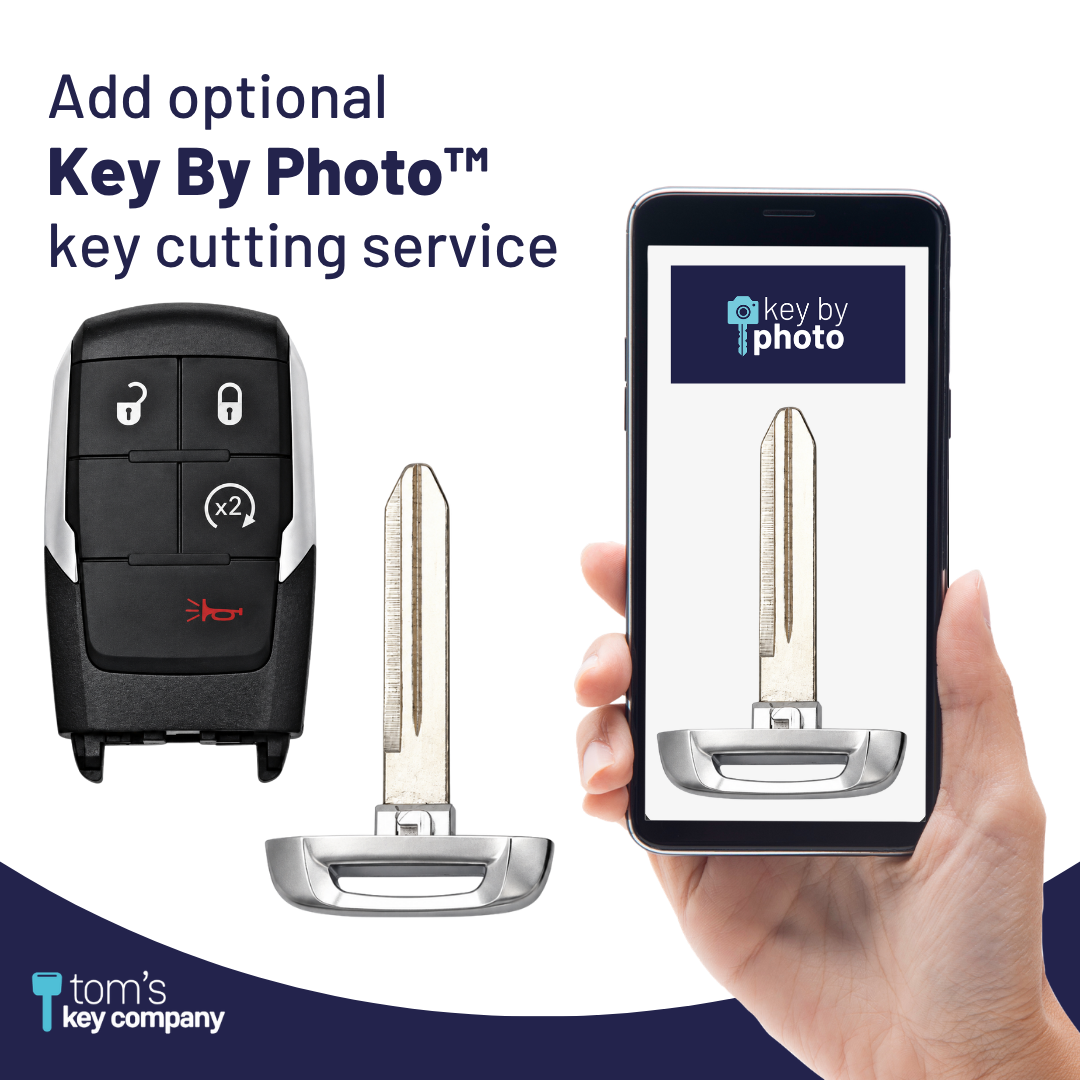 Brand New Aftermarket Smart Key 4-Button with Remote Start for Select RAM 2500-5500 Vehicles
