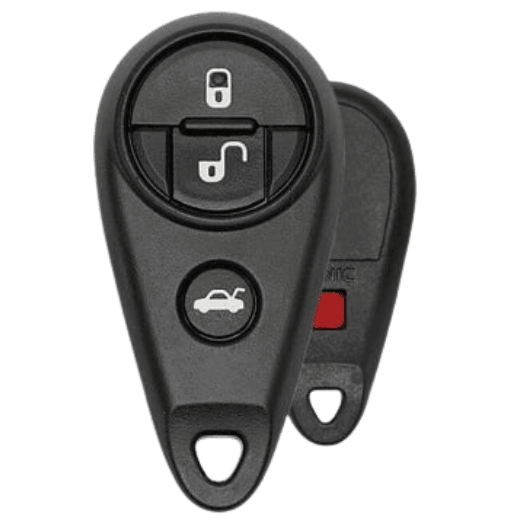 Brand New Aftermarket 4 Button Remote Fob for Select Subaru Vehicles (SUB-4B-MX-RMT)