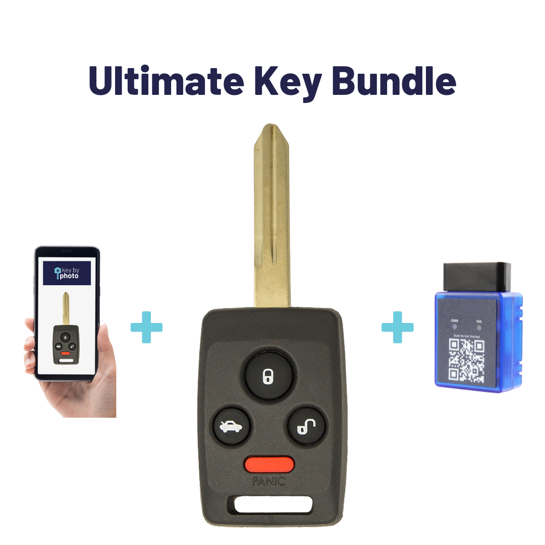 Ultimate Remote Key Bundle with Programming Tool, Aftermarket 4-Button Remote Key and Key By Photo for Select Subaru Vehicles (SUBCK-4B-931-K-UKB)