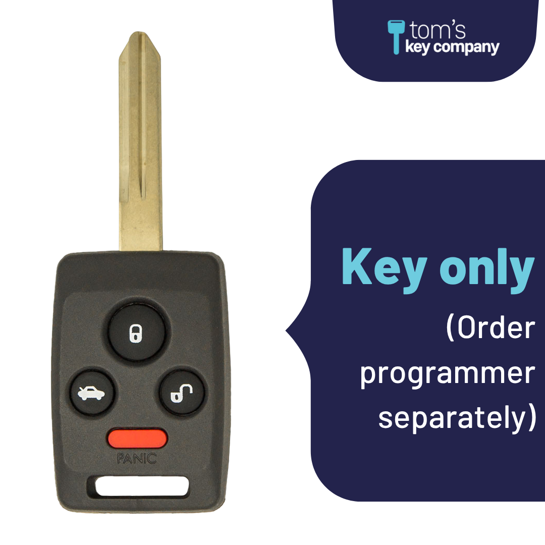 Brand New Aftermarket 4-Button Remote Key with Lock, Unlock, Trunk, Panic for Select Subaru Vehicles (SUBCK-4B-931-K)